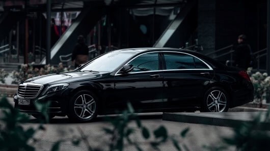 Premium Mercedes executive hire vehicle in Bristol